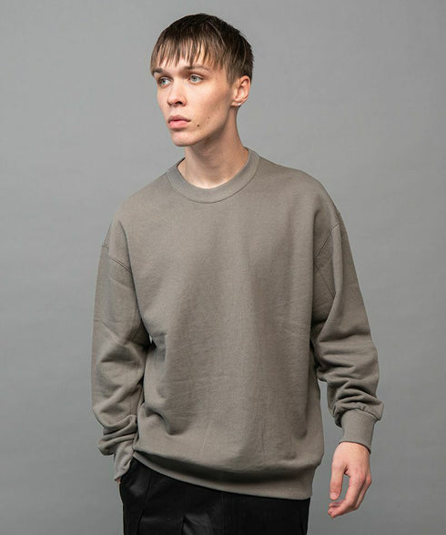 MR.OLIVE/COTTON BASIC URAKE -STANDARD CREW NECK SWEAT SHIRTミスターオリーブ/コットンベーシック裏毛/スタンダードクルーネックスウェット